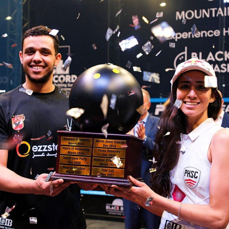 Mostafa Asal & Nouran Gohar Crowned 2024 Black Ball Squash Open Champions