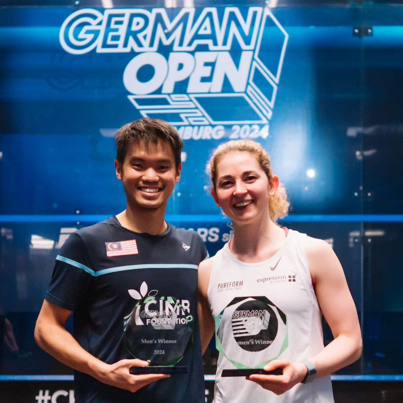 Eain Yow Ng & Georgina Kennedy crowned 2024 German Squash Open Champions at The Sportwerk Centre in Hamburg