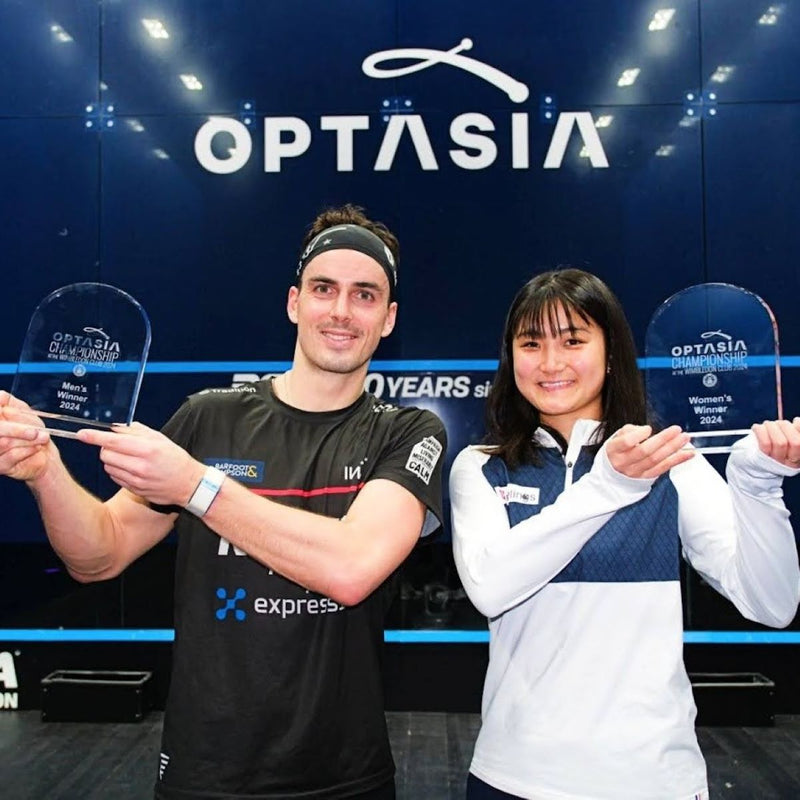 Paul Coll & Satomi Watanabe crowned champions at 2024 Optasia Squash Championships to be held at The Wimbledon Club from the 12th to 17th March 2024