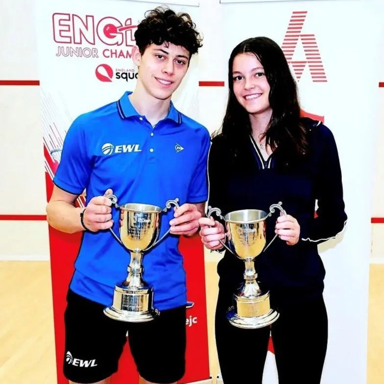 Jonah Bryant & Amelie Haworth win Boys U19 & Girls U19 titles at 2024 English Junior Squash Championships