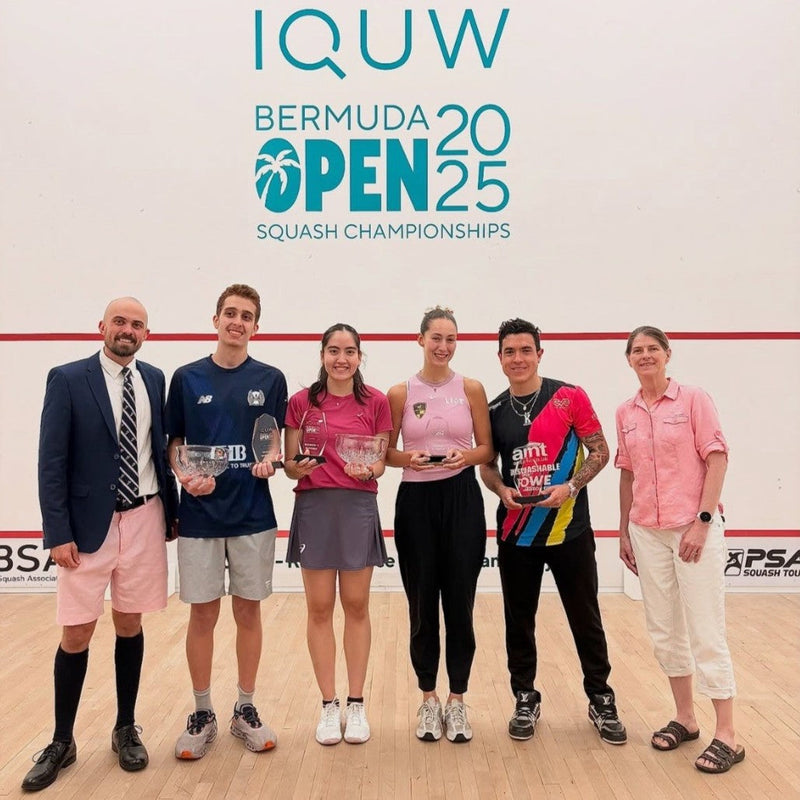 Mohamed Zakaria & Aira Azman win 2025 IQUW Bermuda Squash Open titles