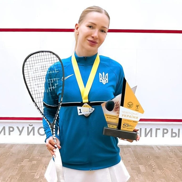 Anastasiia Kostiukova wins 3rd Ukraine National Squash Championship title