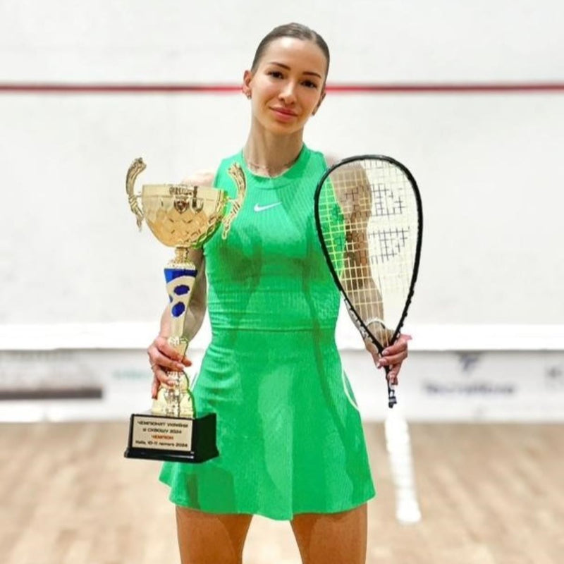 Anastasiia Kostiukova wins 4th Ukraine National Squash Championship title