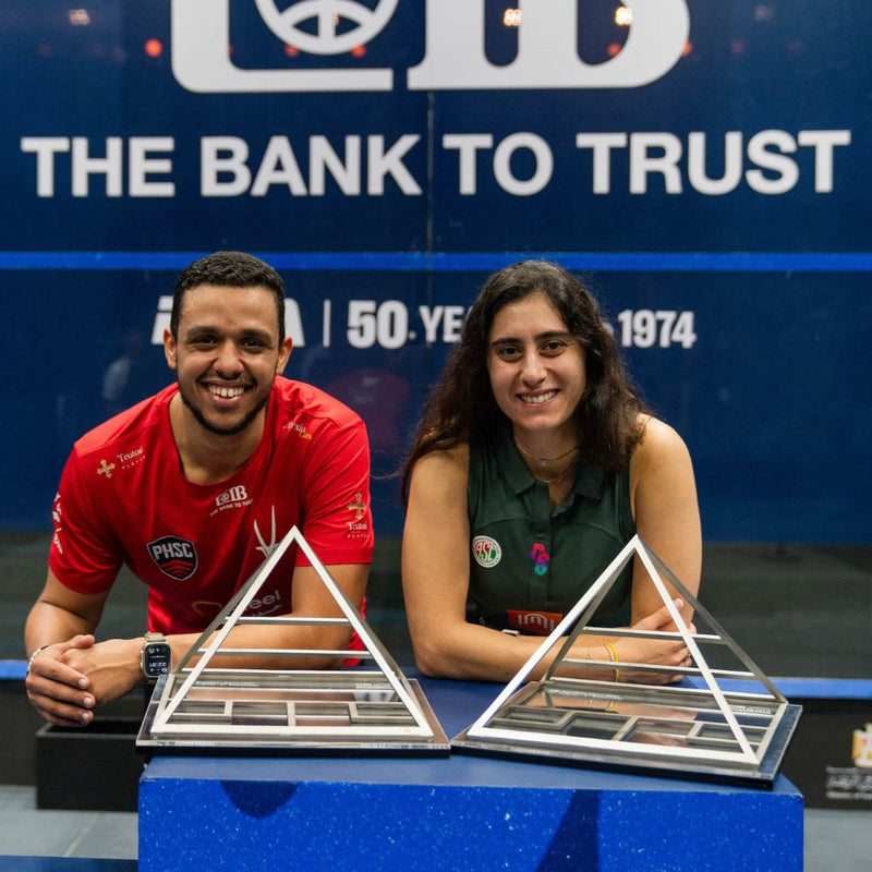 Mostafa Asal & Nour ElSherbini crowned 2024 CIB Egyptian Open Squash Champions