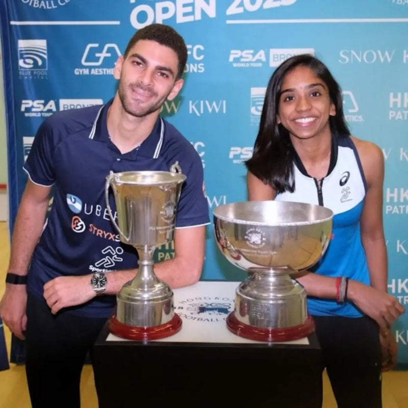 Aly Abou Eleinen & Sivasangari Subramaniam win Hong Kong Football Club Squash Open 2023 titles