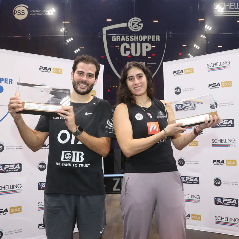 Karim Abdel Gawad & Nour El Sherbini Crowned 2023 Grasshopper Cup Champions