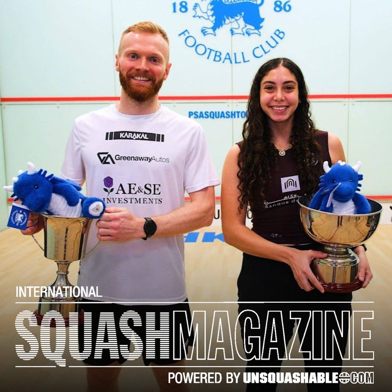 Joel Makin & Fayrouz Aboelkheir Crwoned Hong Kong Football Club Squash Open Champions