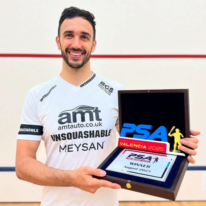 Iker Pajares Bernabeu wins 2025 PSA Valencia Squash Open