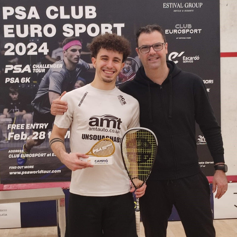 Iván Pérez wins PSA Club Euro Sport Squash Open 2024