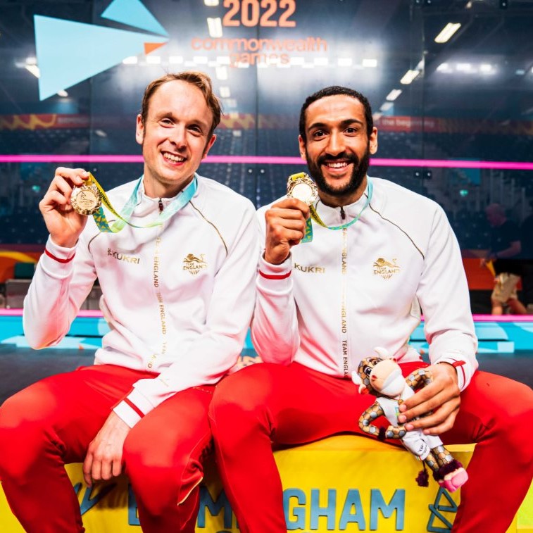 James Willstrop wins Men's Doubles Gold Medal to claim 7th Commonwealth Games Medal