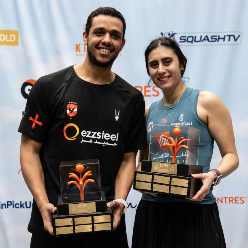Mostafa Asal & Nour El Sherbini crowned SmartCentres Kinetic Florida Squash Open Champions