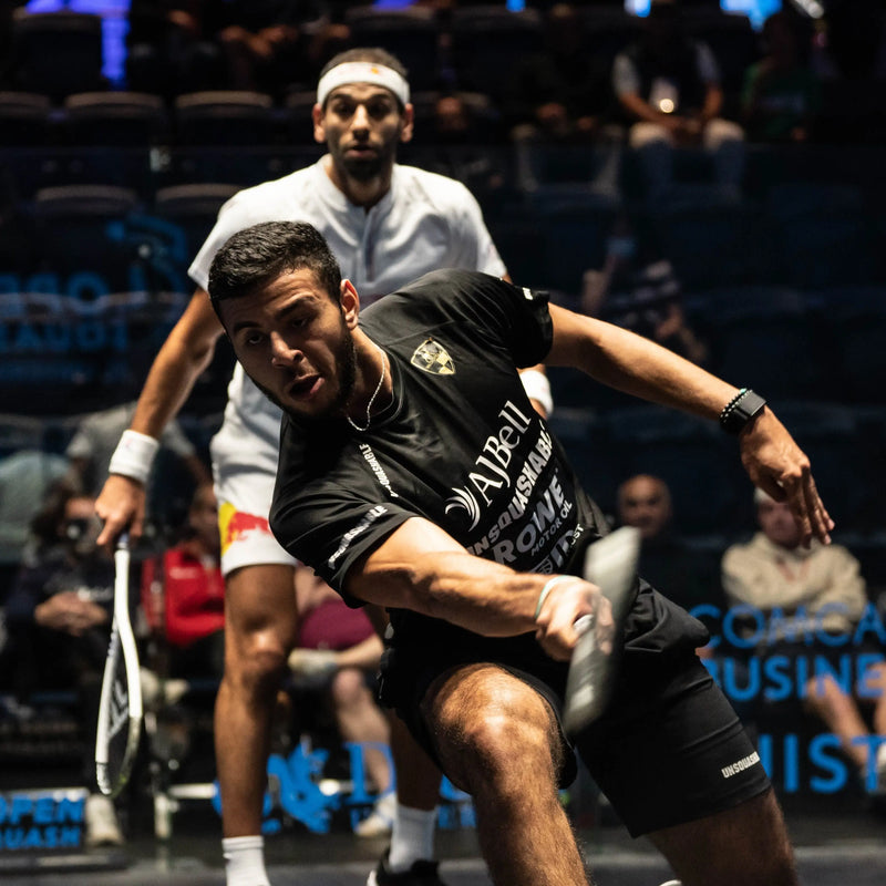 Moustafa Elsirty provides stern test for 3-time Champion Mohamed ElShorbagy at U.S. Open in Philadelphia