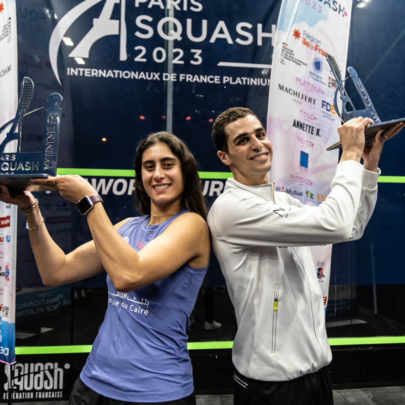 Ali Farag & Nour El Sherbini Crowned Professional Squash Association (PSA) Paris Squash 2023 Champions