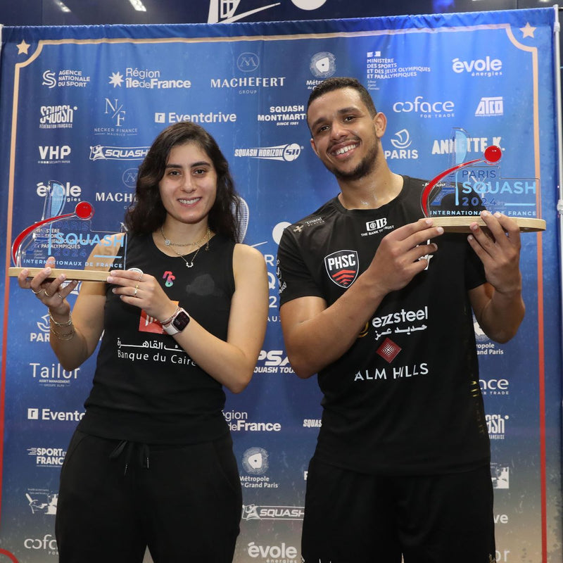 Mostafa Asal & Nour ElSherbini win Paris Squash 2024 titles