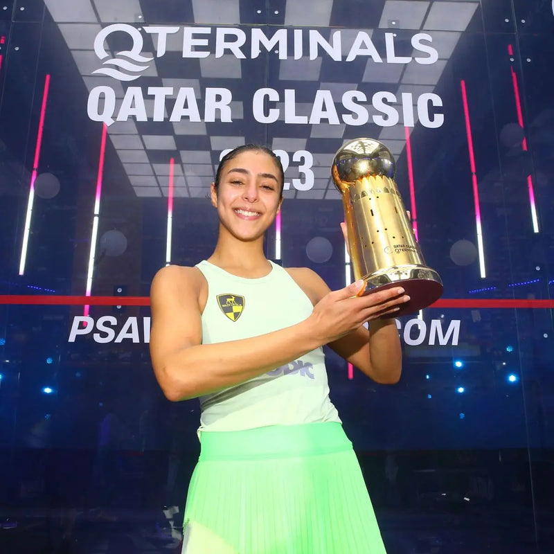 Hania El Hammamy crowned 2023 Women's QTerminals Qatar Classic Champion