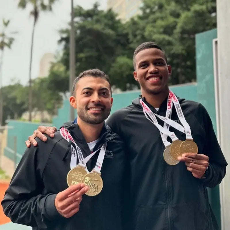 Ronald Palomino claims a gold medal & two silver medals at Pan American Squash Championship 2024 in Peru