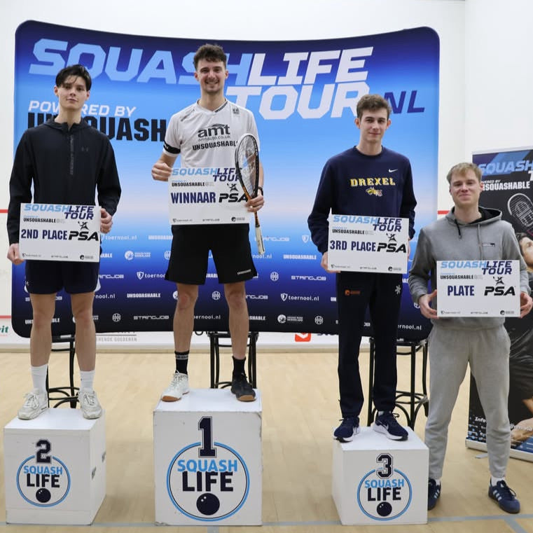 Sam Gerrits Wins 2025 PSA SquashLife Tour Houtrust Den Haag Squash Ope ...