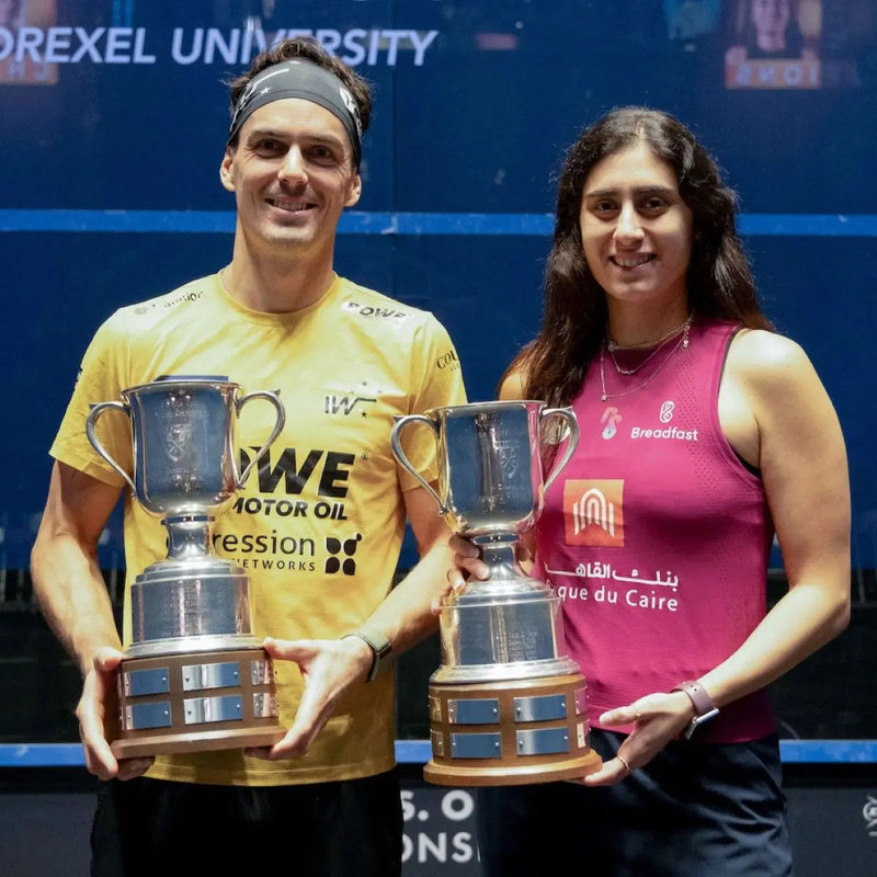 Paul Coll & Nour El Sherbini Crowned 2023 U.S. Squash Open Champions