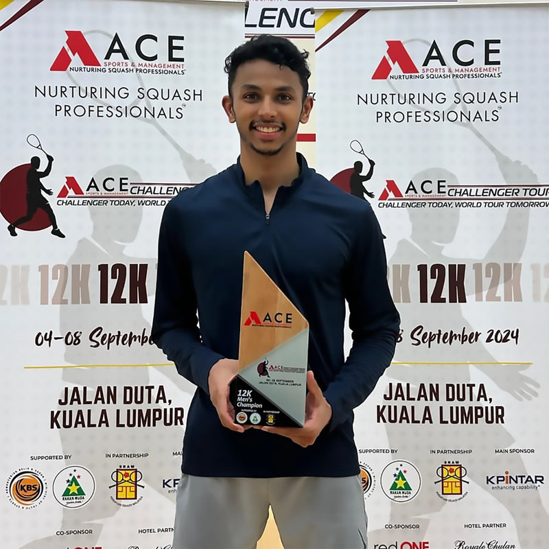 Velavan Senthilkumar wins Malaysian ACE Challenger Squash Tour Event in Kuala Lumpur