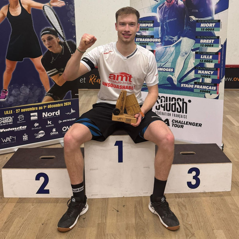 Yannick Wilhelmi wins 2024 Professional Squash Association PSA Des Hauts de France