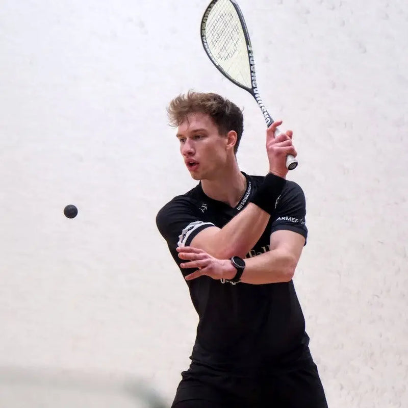 Yannick Wilhelmi, Iván Pérez & Daniel Mekbib impress at PSA World Squash Championship Qualification