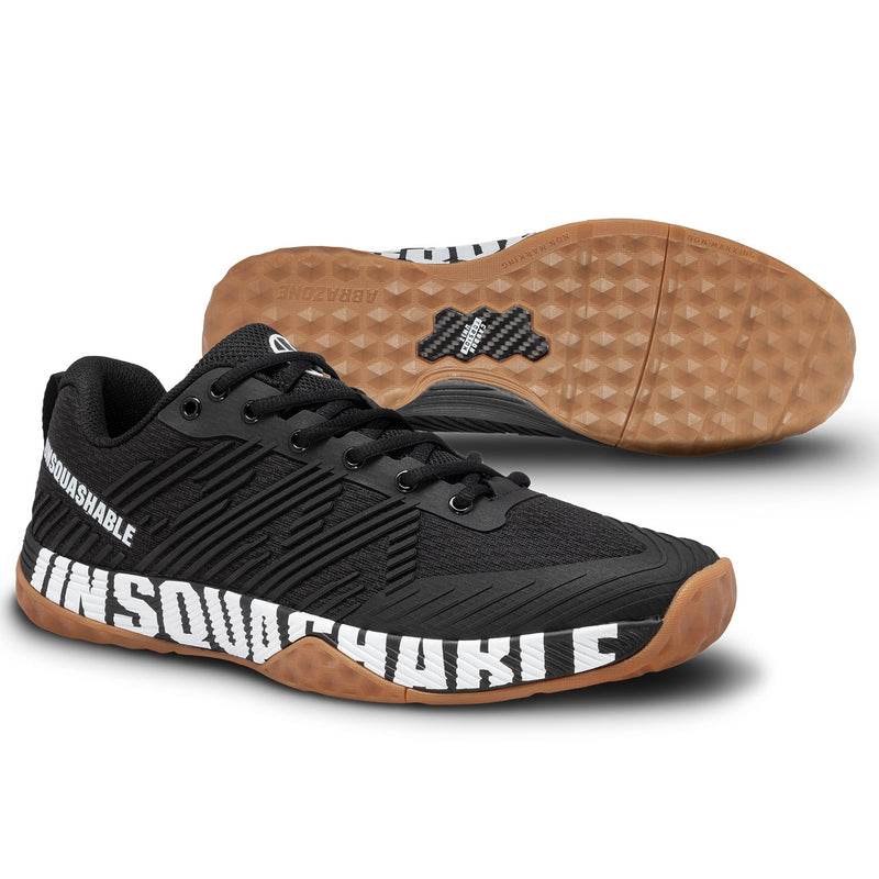 UNSQUASHABLE FAST-TEC PRO Men's Black Squash Shoes - Superlight