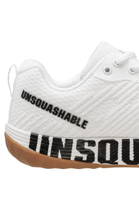 UNSQUASHABLE FAST-TEC PRO Men's White Squash Shoes - SQUASHLEVELS OFFER