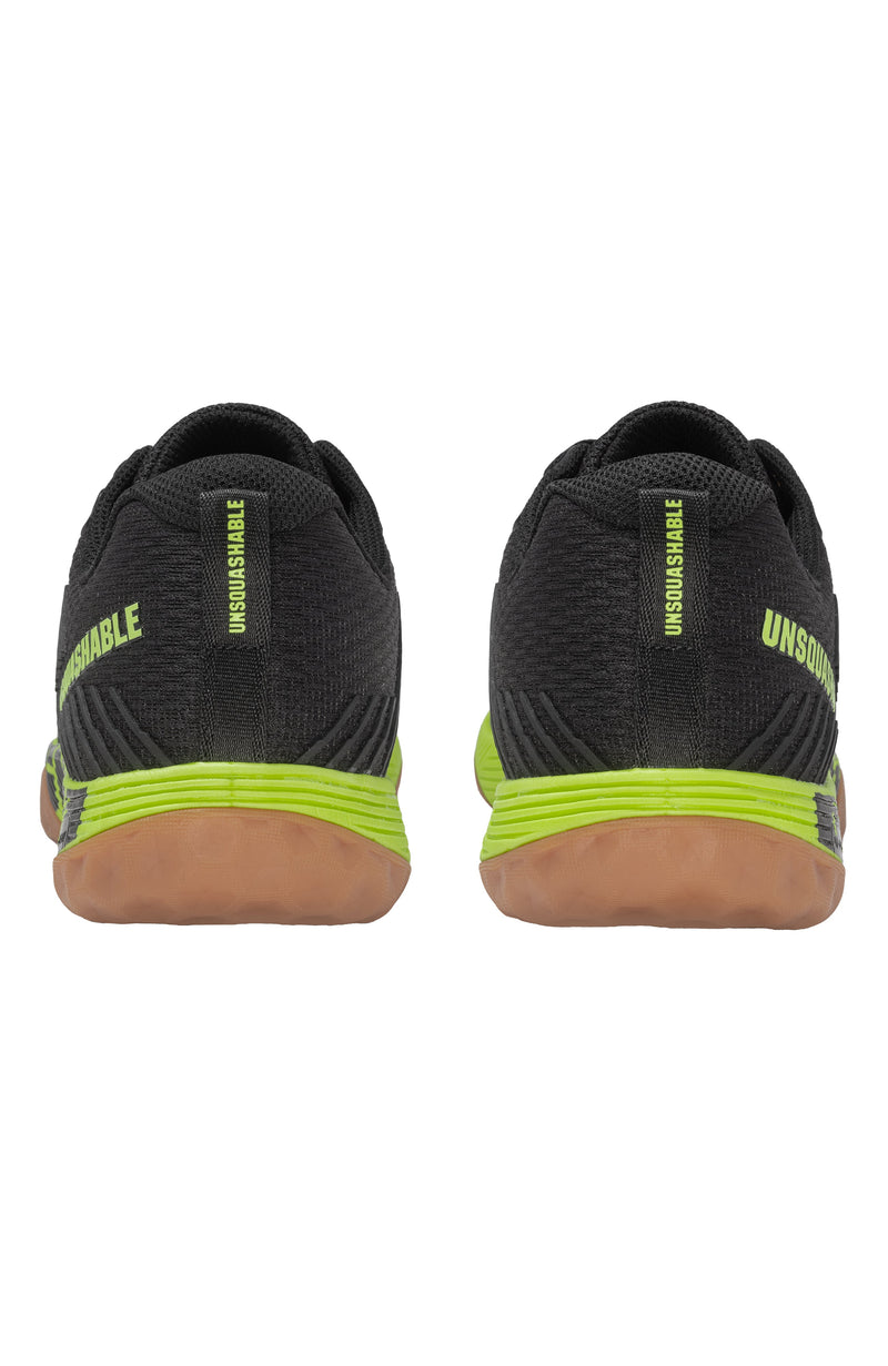 UNSQUASHABLE MIGUEL RODRÍGUEZ SPEZIAL Squash Shoe - BLACK/YELLOW UNSQUASHABLE