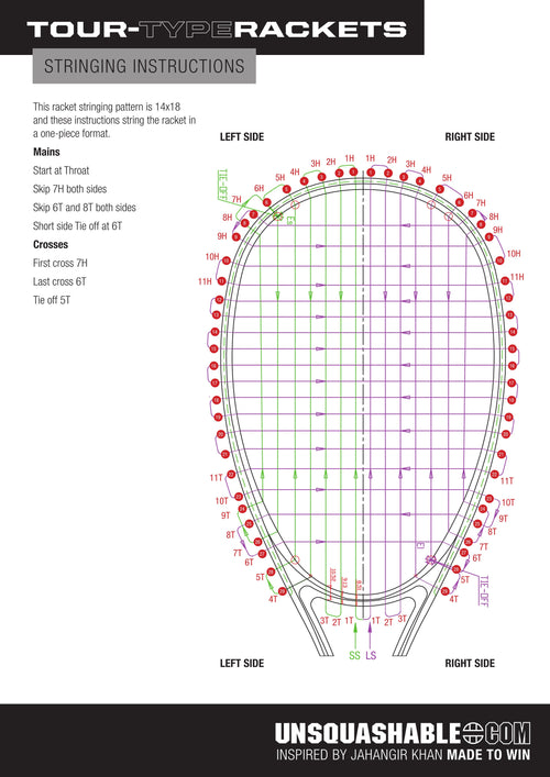 UNSQUASHABLE TOUR-TEC PRO 125 Squash Racket UNSQUASHABLE