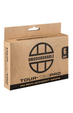 UNSQUASHABLE TOUR-TEC PRO PU Replacement Squash Grip - 6 Grip Pack - USA EXCLUSIVE