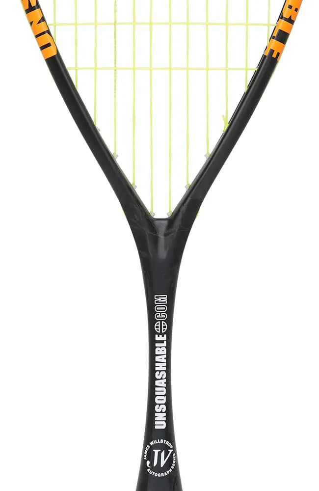 Unsquashable Racket Cover UNSQUASHABLE JAMES WILLSTROP SIGNATURE Squash Racket - 120g Power & Feel